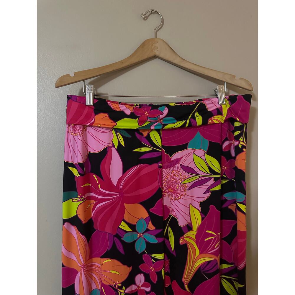 Trina Turk Solar Floral Coverup Pants Size XL - Picture 3 of 6